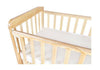 Baby Star Melio 嬰兒木床(包括3” 床褥) - 原木色 / 紐西蘭松木 - Ready Go 易購網